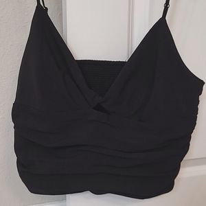Zara Pleated Crop Top